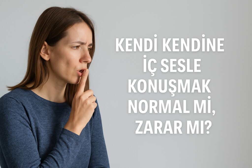 Kendi kendine iç sesle konuşmak